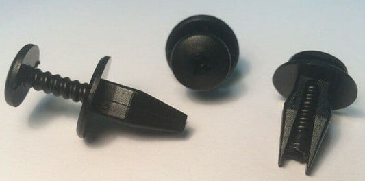 4x Black Plastic Trim Rivet Screw Clips for BMW E39 E46 Mini Duct 51716229003
