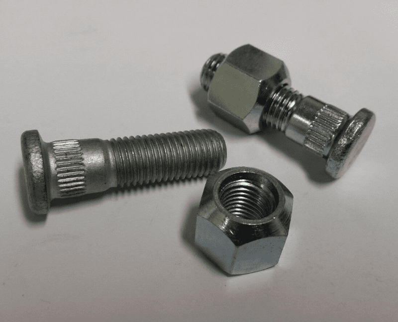 4x Bolts for Ford Fiesta Wheel Bolt Set with Nut M12 Metal 10.9 Grade (2882)