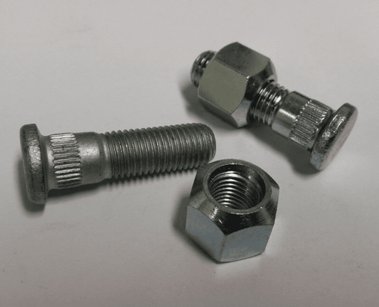 4x Bolts for Ford Fiesta Wheel Bolt Set with Nut M12 Metal 10.9 Grade (2882)