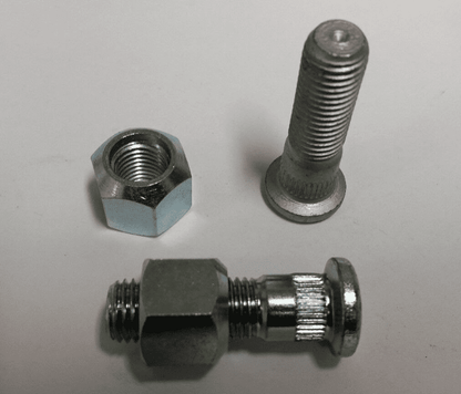 4x Bolts for Ford Fiesta Wheel Bolt Set with Nut M12 Metal 10.9 Grade (2882)