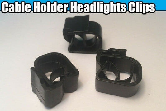 4x Clips for BMW Mini 5mm Cable Holder Headlight Bracket Wiring Harness Trim