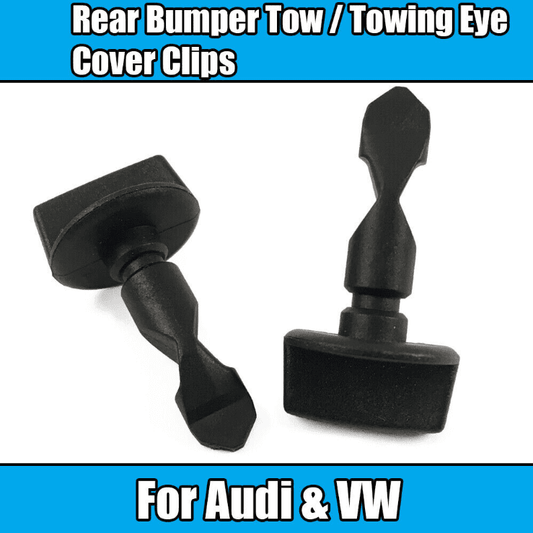 4x Clips for VW Polo Golf Audi A1 A3 Rear Bumper Tow Eye Cover Turn Pin