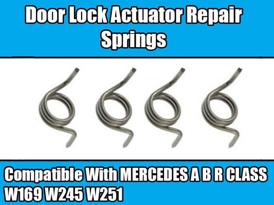 4x Door Lock Actuator Repair Springs for Mercedes A B R Class W169 W245 W251