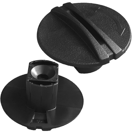 4x Floor Mat Carpet Clips Retaining Twist Turn Lock for Peugeot 206 207 307 1007
