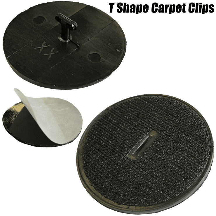 4x Floor Mat Trim Clips for BMW Mini Cars Carpet Fixings Adhesive 07149166609