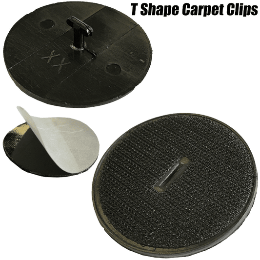4x Floor Mat Trim Clips for BMW Mini Cars Carpet Fixings Adhesive 07149166609