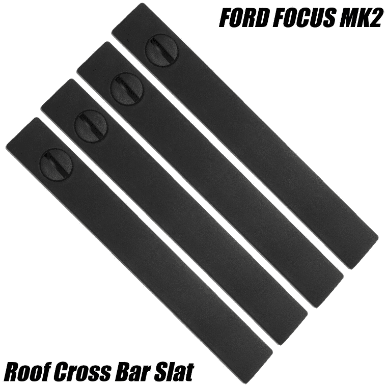 4x Roof Top Bar Gutter Cross Bar Slat Moulding Cover for Ford Focus Mk2 1339647