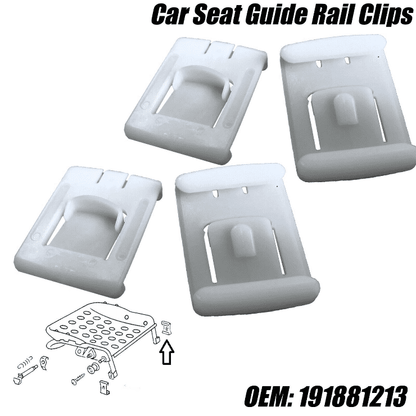 4x Seat Chair Runner Guide Rail Clips for VW Polo Golf Seat Ibiza Cordoba Toledo