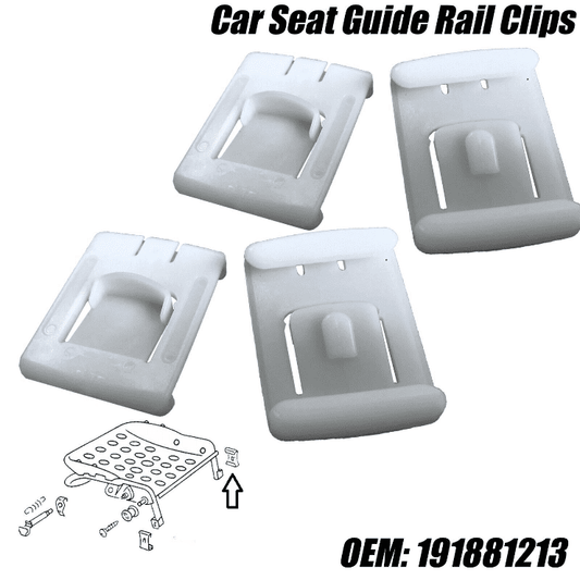 4x Seat Chair Runner Guide Rail Clips for VW Polo Golf Seat Ibiza Cordoba Toledo