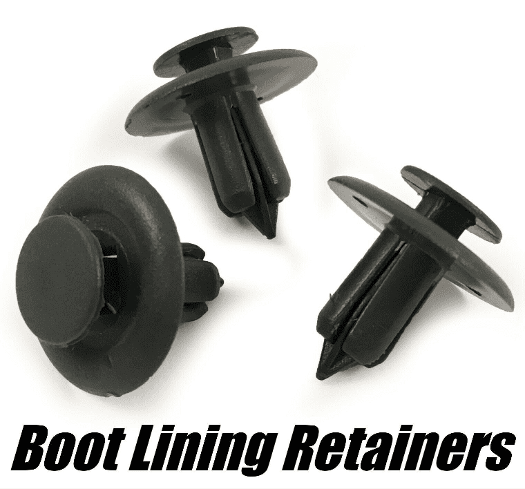 50 Short Grey Boot Lining Retainers for Ford Mustang 5R3Z-54310D12-Aaa