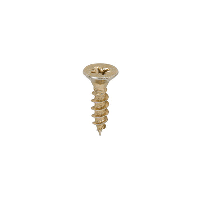 200x Timco 10G 5mm Solo Wood Screws Zinc Yellow Pozi Countersunk 20mm - 120mm