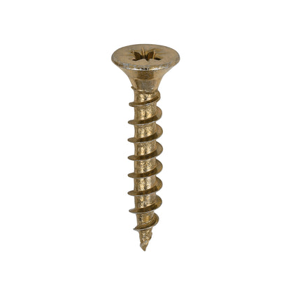 200x Timco 10G 5mm Solo Wood Screws Zinc Yellow Pozi Countersunk 20mm - 120mm