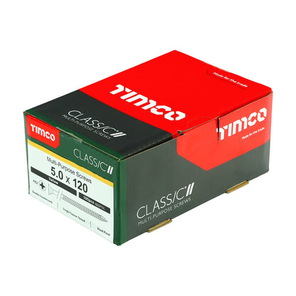 200x Timco 10G 5mm Solo Wood Screws Zinc Yellow Pozi Countersunk 20mm - 120mm