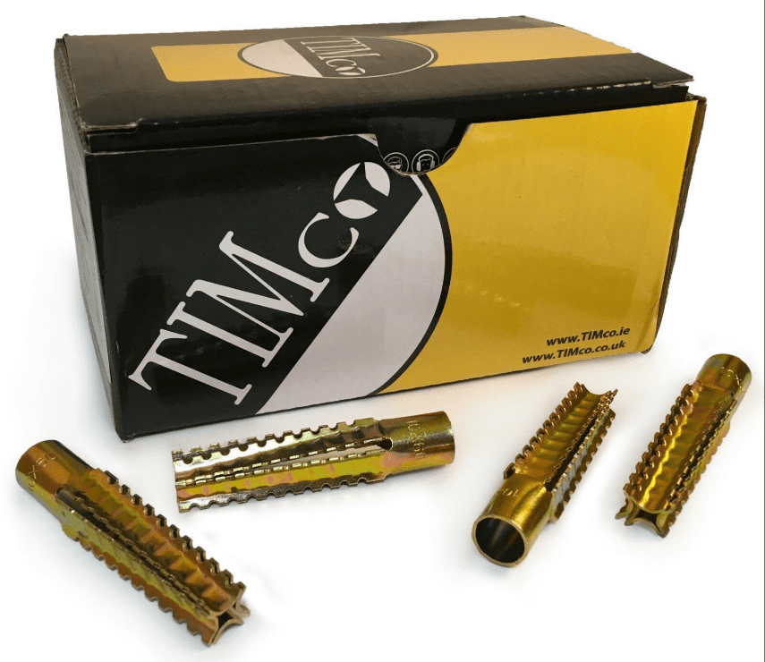 50x 10x60mm Timco Metal Expansion Plugs Concrete Fire Escape