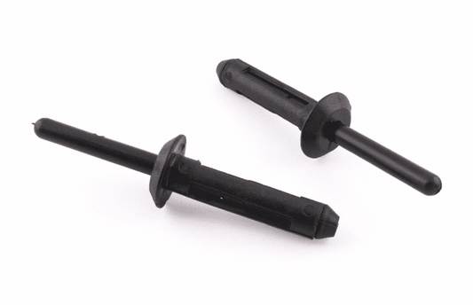 50x 6mm Black Plastic Blind Pop Rivet Fastener Panel Clip for Ford GM Chrysler