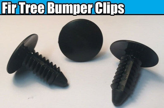 50x 6mm Fir Tree Clips for Vauxhall Bumper Facia Mud Guard Trim Panel Fastener
