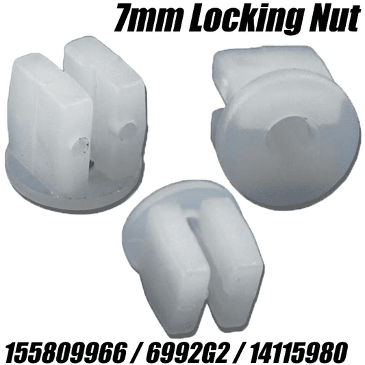 50x 7mm Locking Nuts Wheel Arch Door Panel Grommet for VW Audi SEAT FIAT