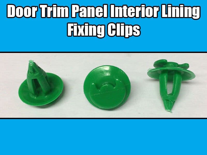 50x 8mm Green Clips for VW Audi Door Trim Panel Interior Lining Fixing 893867290