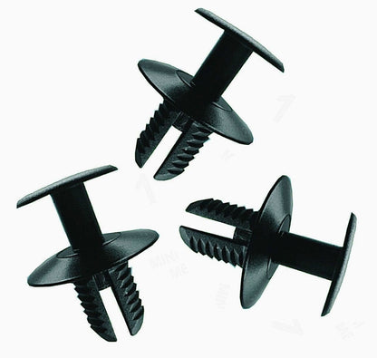 50x 8mm Plastic Rivet Clips for Mercedes Bumper Panel Skirt Wheel Arch Lining