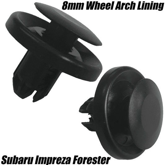 50x 8mm Trim Clips for Subaru Impreza Forester Legacy Wheel Arch Lining
