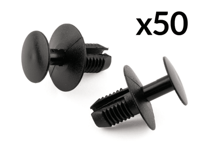 50x Black Clips for Volvo S40 S60 V40 V70 Xc Engine Under Tray Trim Wheel Arch