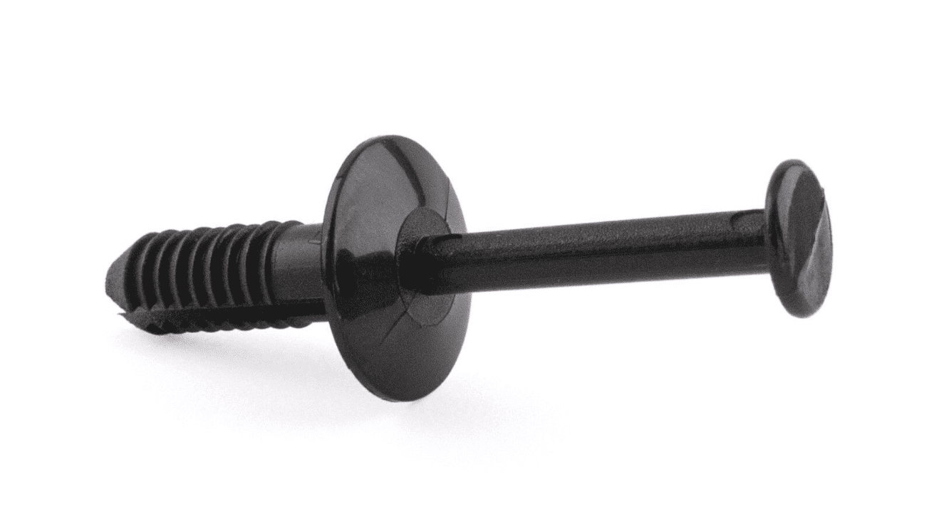 50x Black Plastic Clip for Vauxhall Wheel Arch Bumper Retaining Panel 6mm Fascia