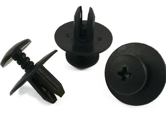 50x Black Plastic Clips for BMW E36 E60 Bonnet Lining Sound Insulation