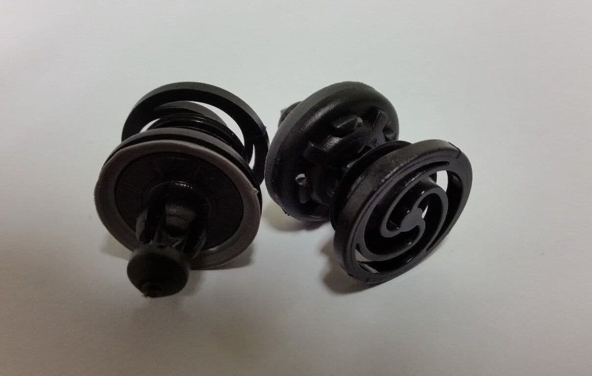 50x Black Plastic Clips for VW T4 T5 Volvo Audi Interior Door Card Trim Retainer