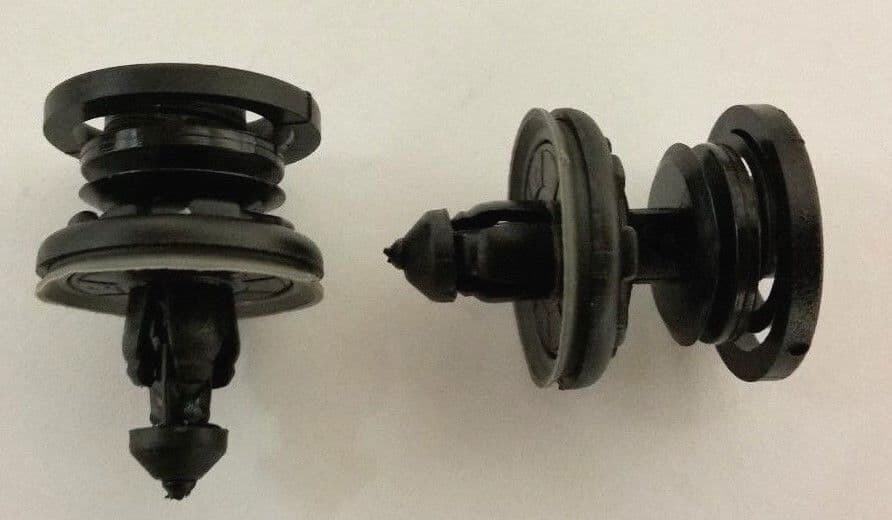 50x Black Plastic Clips for VW Volvo Audi Interior Door Card Trim Retainer