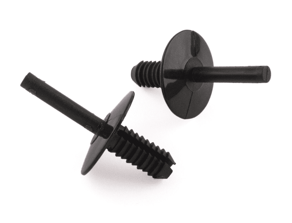 50x Black Plastic Expansion Rivet Cover Retainer Trim Clips for BMW E34 E36 E38