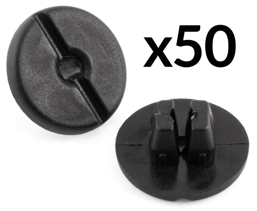 50x Black Plastic Fastener Retainer Clips for Vauxhall Astra G Corsa C Headlight