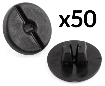 50x Black Plastic Fastener Retainer Clips for Vauxhall Astra G Corsa C Headlight