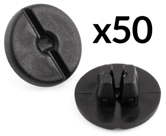 50x Black Plastic Fastener Retainer Clips for Vauxhall Astra G Corsa C Headlight