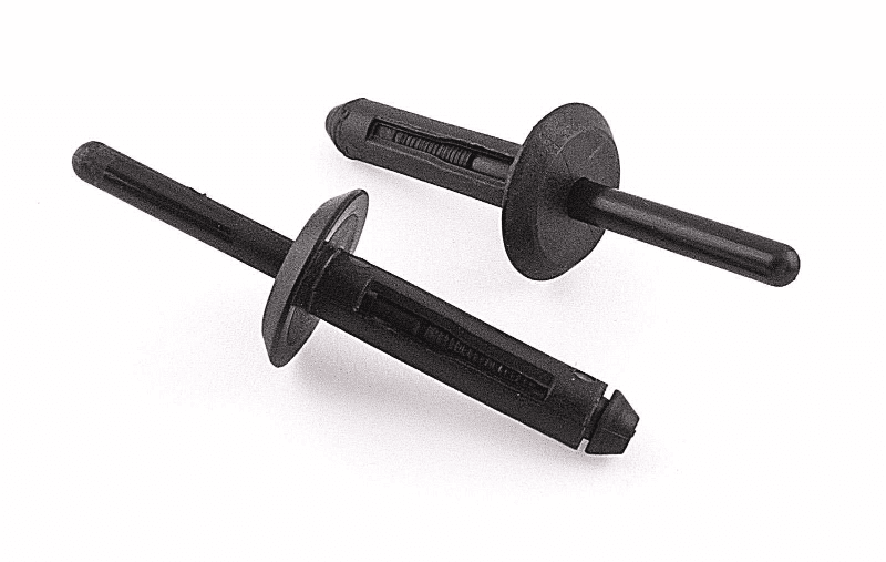 50x Black Plastic Rivet Trim Fastener Mounting Clips for Chrysler Ford GM Jeep