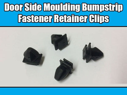 50x Black Plastic Trim Clips for Peugeot 406 Door Side Moulding Bumpstrip