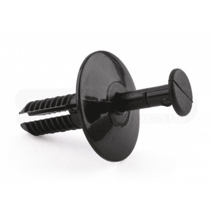 50x Black Rivet Retaining Trim Clips for BMW Wheel Arch Bumper Body Panel