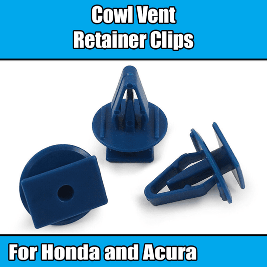 50x Blue Plastic Clips for Honda and Acura Cowl Vent 90602-Ta0-003