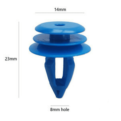 50x Blue Plastic Clips for Land Rover Range Evoque Trim Front/Rear Wheel Arch