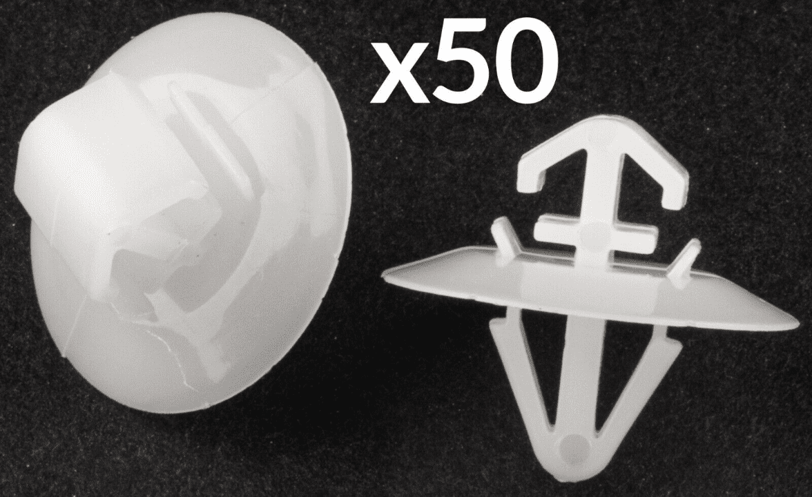 50x Clips for Iveco Daily Side Moulding/Lower Protection Door
