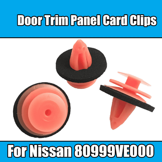 50x Clips for Nissan Navara Qashqai 350Z Almera Micra Trail Door Trim Panel Card