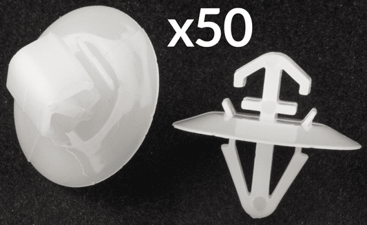 50x Clips for Nissan Primastar Side Moulding/Lower Protection Door