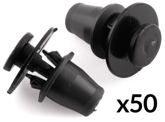 50x Clips for VW Mk2 Golf Jetta Door Side Moulding Trim Wheel Arch Rubbing Strip