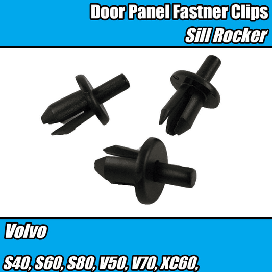 50x Door Panel Sill Linings Shield Covers Bumpers Trim Clips for Volvo