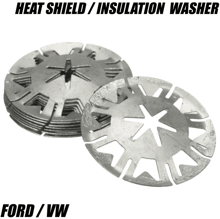 50x Engine Undertray Exhaust Metal Spring Heat Shield Insulation Washer for Ford