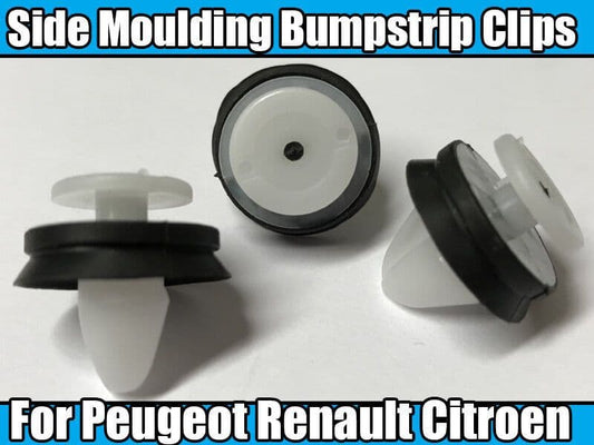 50x Exterior Side Moulding Bump Strip Clips for Vauxhall Movano & Renault Master
