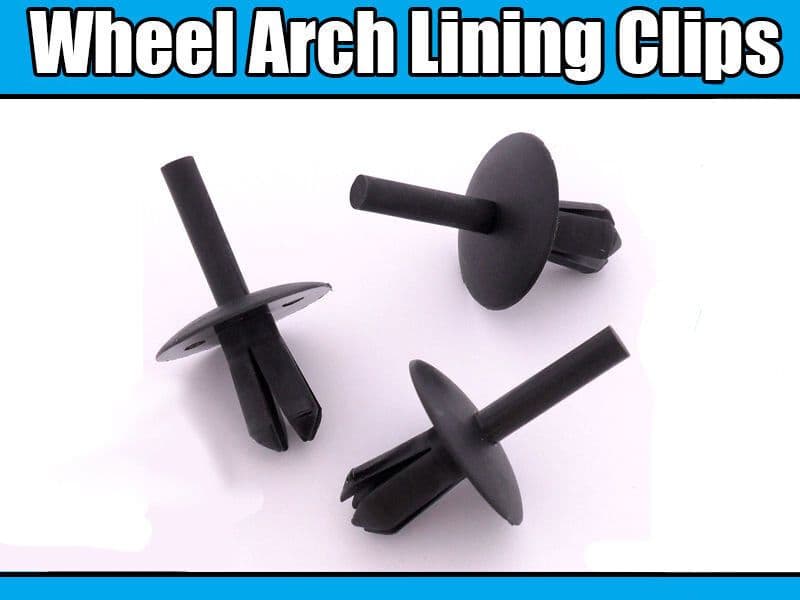 50x Fastener Clips for BMW VW Audi Skoda Wheel Arch Lining Trim Fit 5mm Hole