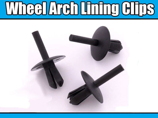 50x Fastener Clips for BMW VW Audi Skoda Wheel Arch Lining Trim Fit 5mm Hole