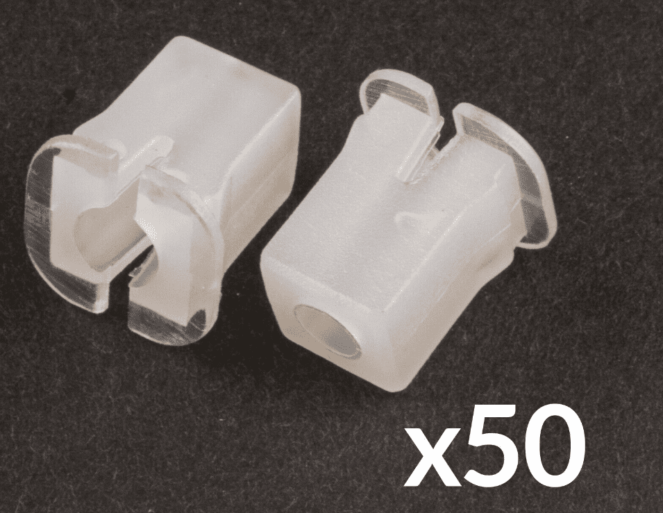 50x Grommet Insert Expanding Nut Retainer Clips for Vauxhall Vectra Headlight