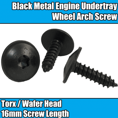50x Metal Torx Screw for VW Audi Engine Cover Undertray Wheel Arch Splashguard