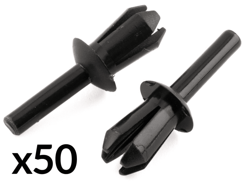 50x Mud Shield Push Type Rivets Trim Clips for VW Audi C15 16186729901C